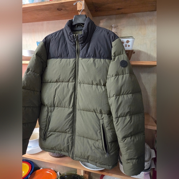 Men's Down Filled Puffer Winter Coat American Eagle Outfitters - Picture 3 of 8